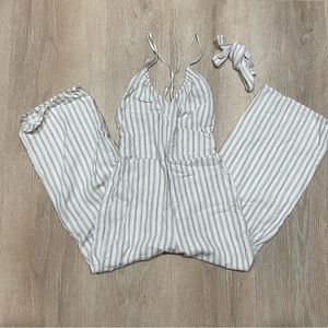 Halter Crossback Jumpsuit